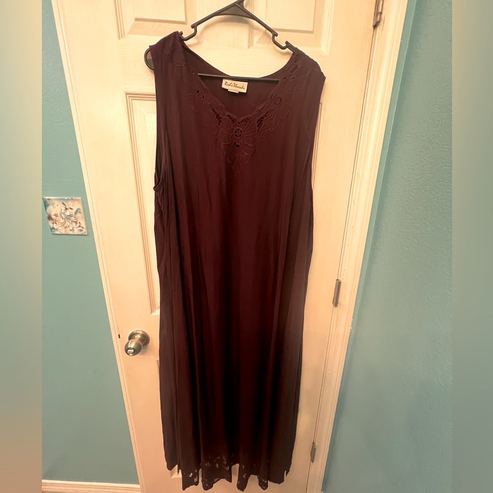 Purple/Burgundy Summer Dress/Cover Up